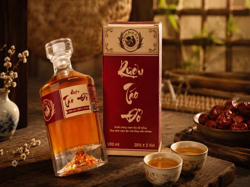 Rượu Táo Đỏ Kỳ Tử Hoàng Gia